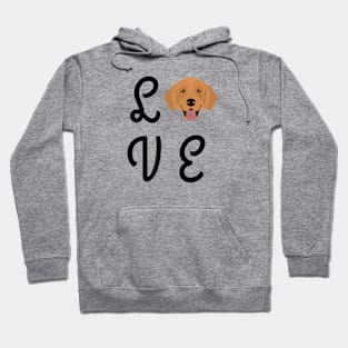 Golden Retriever Love Hoodie